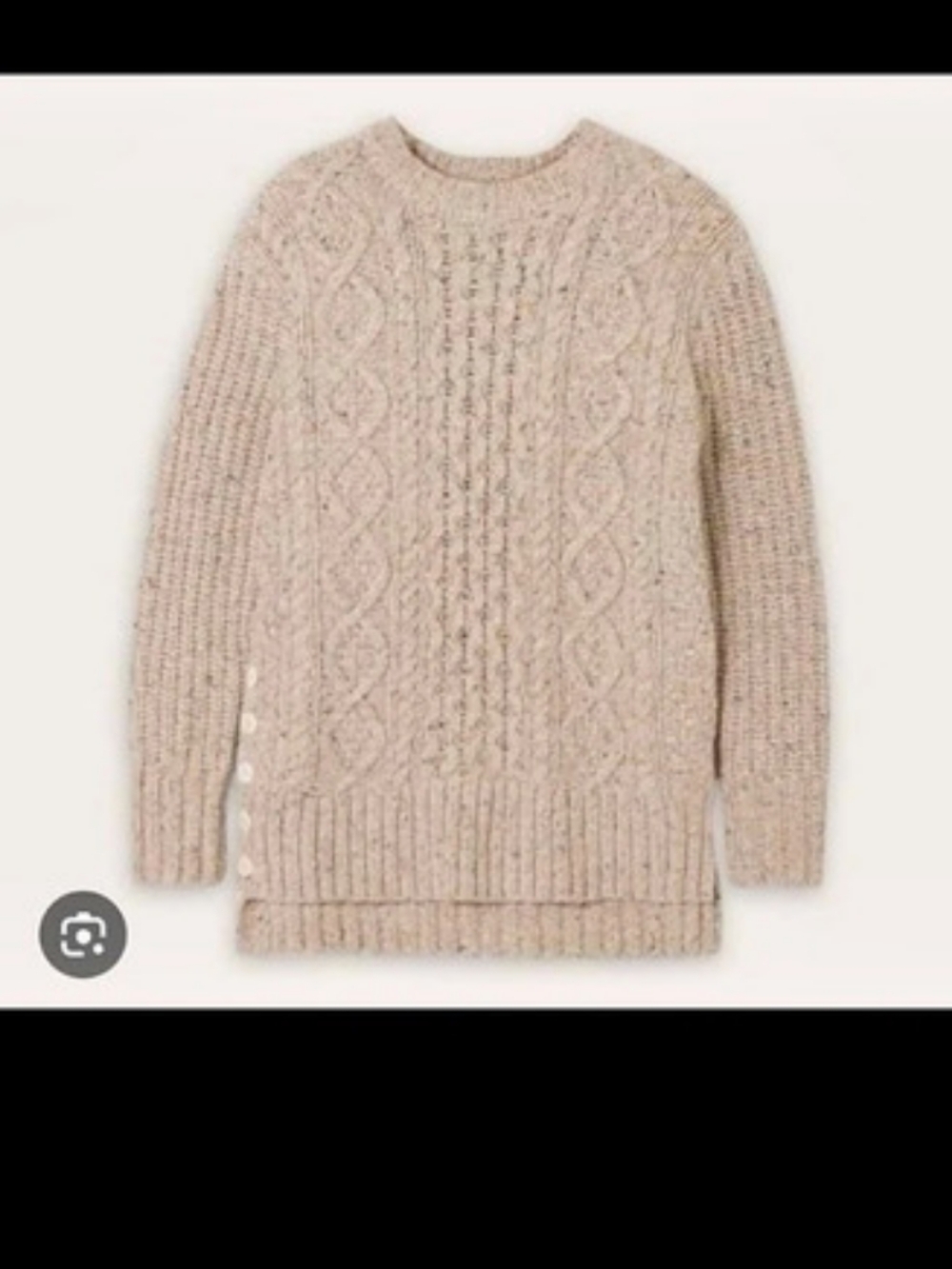 Alex Mill Madelyn Cable Knit Wool Alpaca Blend Pullover Sweater